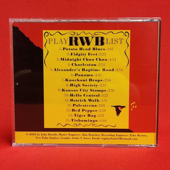 RWB Red Wings Blackbirds Ragtime Jazz Band CD 2003 - Picture 2 of 8